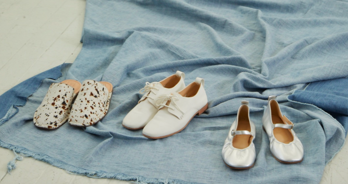 Ethically made flats on sale