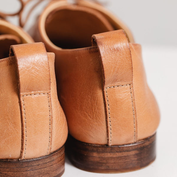 either or oxford glove soft derby lace up ballet sneaker flat cognac tan miel nude natural deconstructed menswear