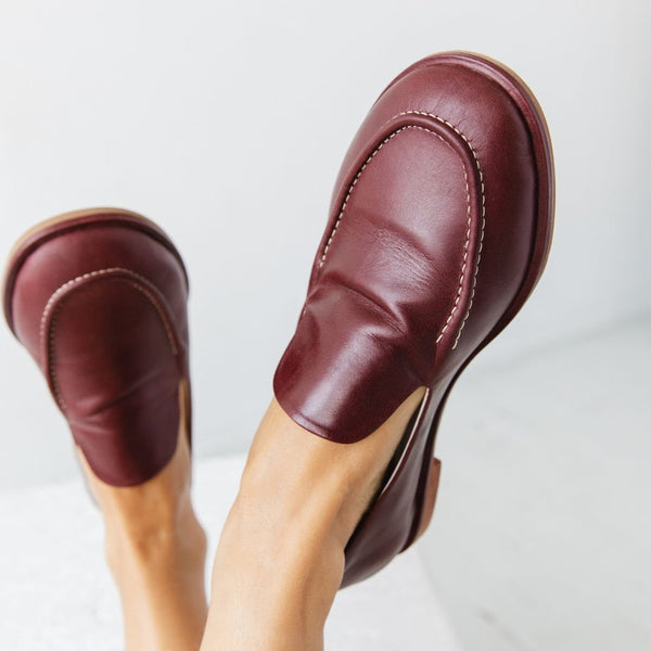 Comfort meets cool-girl style in this low-profile casual classic. Soft and flexible with a partial rubber outsole for traction & durablity. Our newest style, the Loafer is a year round wardrobe staple! Made using full grain, buttery soft, chrome-free leather. We love it paired with (or without) socks -- this is truly a…