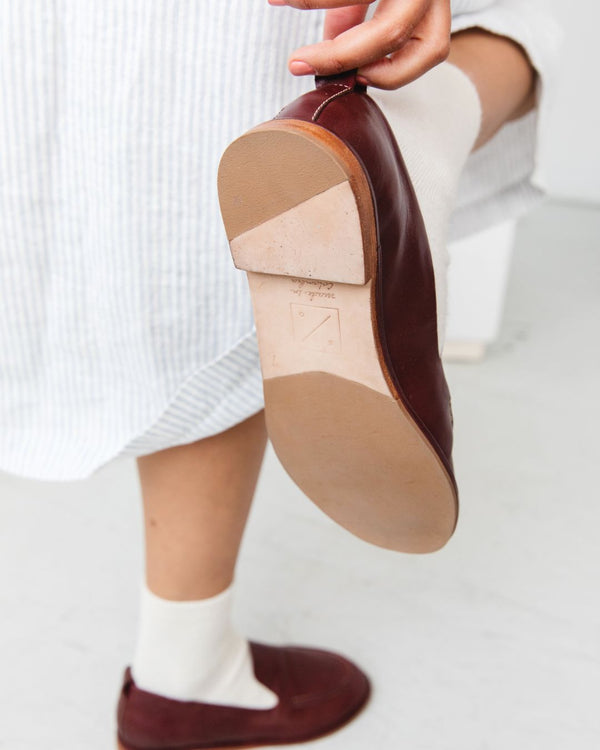 Comfort meets cool-girl style in this low-profile casual classic. Soft and flexible with a partial rubber outsole for traction & durablity. Our newest style, the Loafer is a year round wardrobe staple! Made using full grain, buttery soft, chrome-free leather. We love it paired with (or without) socks -- this is truly a…