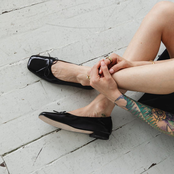 The Demi Ballet [Black Patent]