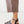 fisher low block heel leather ankle strap sandal black tumbled leather side view on foot