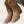 west boot taupe moss suede block heel western square toe mid boot handmade