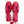 demi lace up red leather heel bow tie cage top view