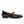 either or black leather mary jane scrunch ballet flat comfortable padded insole side view product