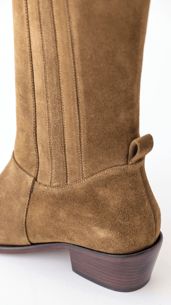 The Calf Boot [Tobacco Suede]