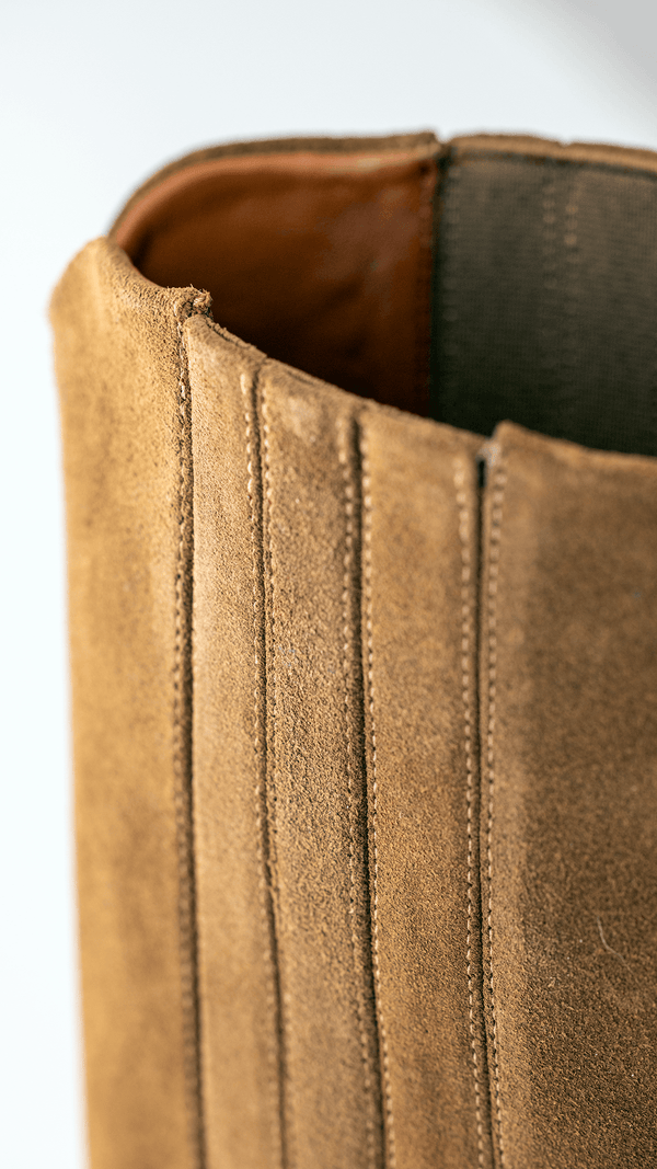 The Calf Boot [Tobacco Suede]
