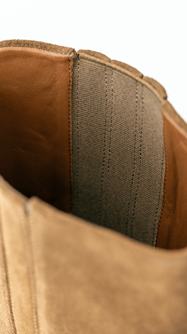 The Calf Boot [Tobacco Suede]