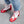 demi lace up red leather heel bow tie cage statement sandal with socks