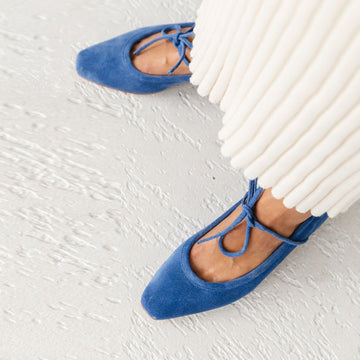 heeled ballet shoes