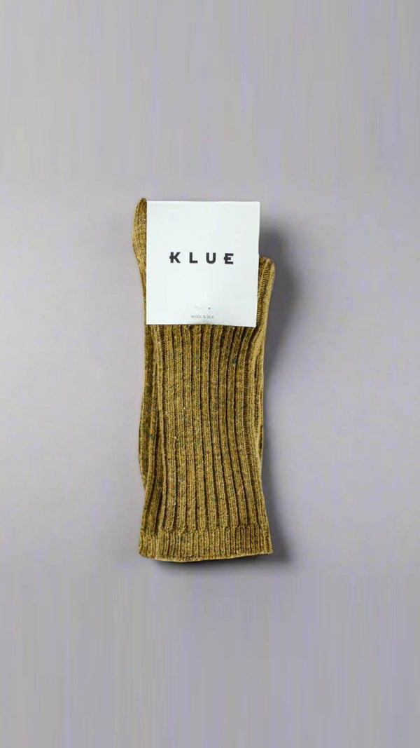 Silk Rib Sock [Olive]