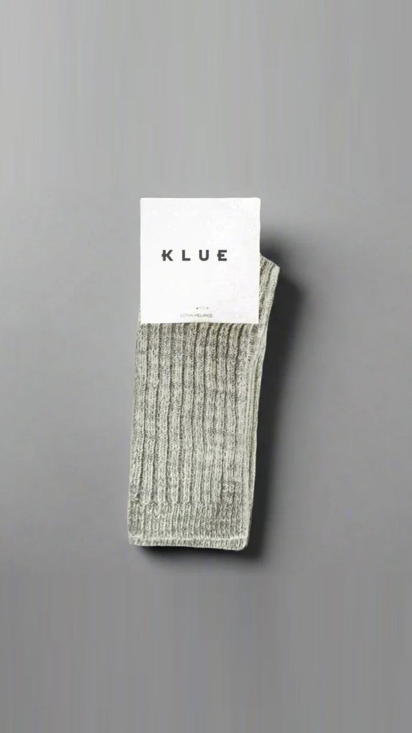 Essential Cotton Rib Sock [Grey]