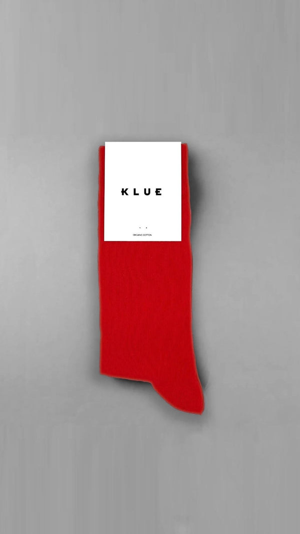 Organic Loafer Sock [Red]