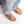 cloud sandal padded strap leather minimalist crossband sport sandal tan honey nude top down on foot