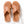 cloud sandal padded strap leather minimalist crossband sport sandal tan honey nude top view