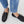 coast loafer slim vintage suede boat shoe moccasin black leather top view