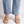 demi ballet flat clay nude leather comfy square toe wear to work on the foot