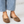 demi ballet moss taupe suede leather square toe comfy ballet flat on the foot