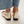 demi ballet metallic leather square toe comfy ballet flat back detail