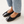 demi ballet black patent leather square toe comfy ballet flat on the foot