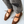 heeled ballet snipped square toe block heel bow tie chocolate brown suede toe shape