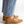 heeled ballet tan lace up bow heel in tan camel suede back view