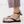 isla minimal leather thong flop flop sandal padded black side view