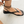 isla minimal leather thong flop flop sandal padded black top detail