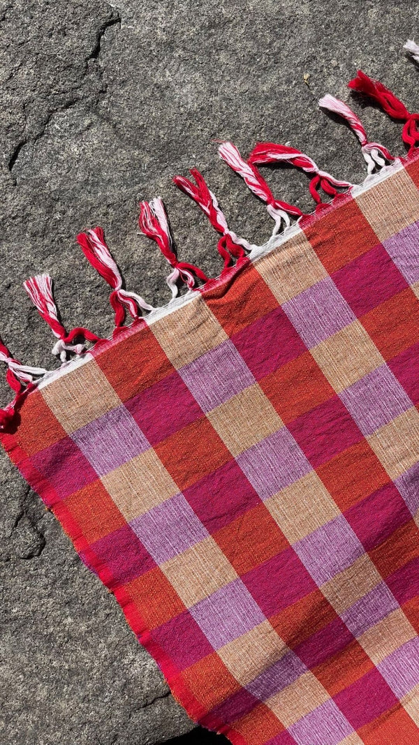 plaid picnic blanket by xyz coop