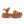 platform fisher tan miel leather sandal with buckle strap