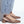 minimalist slingback block heeled pump in cacao leather on the foot