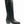 calf boot knee high tall polished italian full grain leather in black
