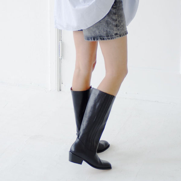 The Calf Boot [Black]