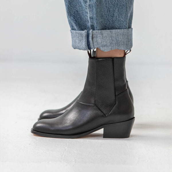 Vintage Pull-on Boot [Black]  *PRE-ORDER*