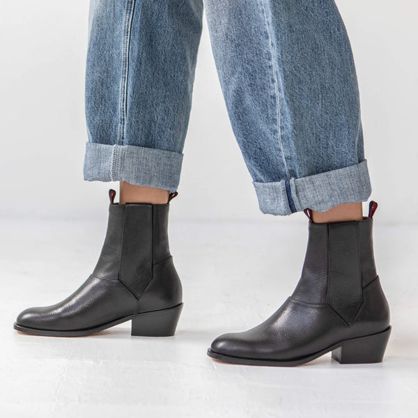 Vintage Pull-on Boot [Black]  *PRE-ORDER*