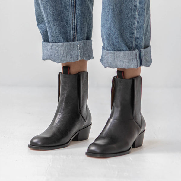 Vintage Pull-on Boot [Black]  *PRE-ORDER*
