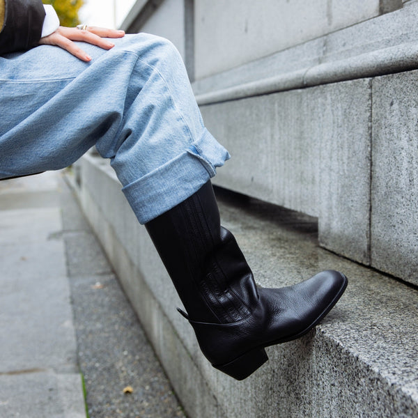 The Calf Boot [Black]