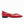 demi ballet flat red cherry comfy square toe with bow
