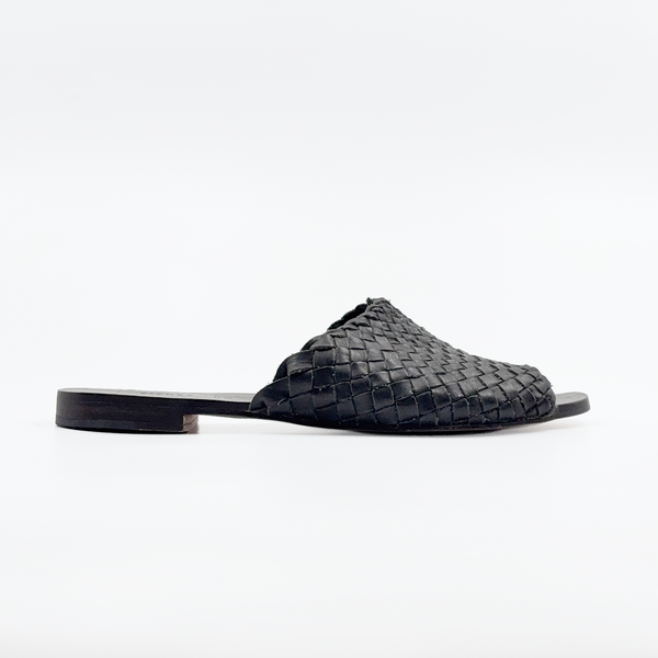 The Woven Slide [Black] *FINAL SALE*