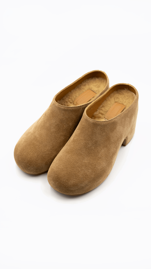 The Terrace Clog [Tobacco Suede]
