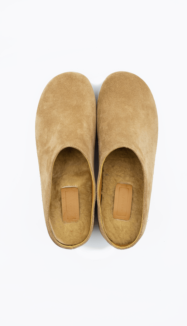 The Terrace Clog [Tobacco Suede]