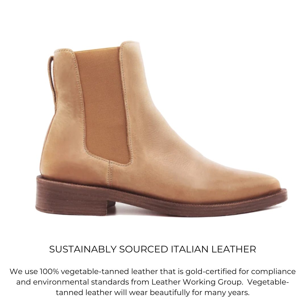 Hand Made in Italy Leather Chelsea Boots